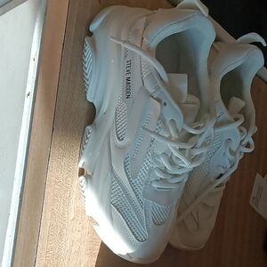 Steve Madden All-White Athletic Sneakers